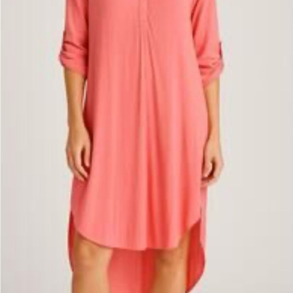 Cupio Coral High Low Dress size small